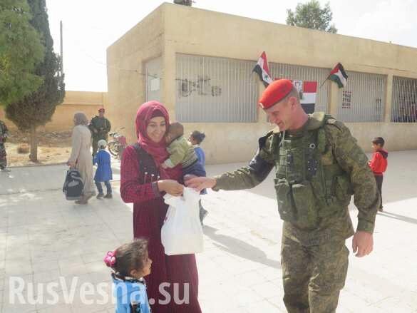 «Rusi, shukraan!»: children's smiles — the best reward for Russian military in Syria (PHOTO)