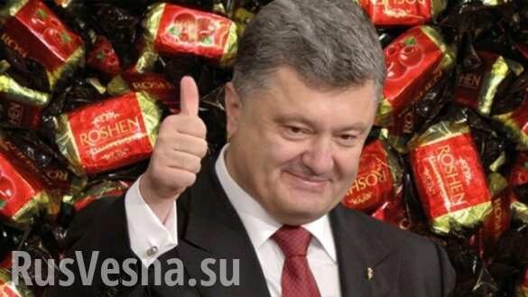 «Сожрали на 500 гривен»: «евромайдановец» объелся конфетами Roshen в поддержку Порошенко (ФОТО)