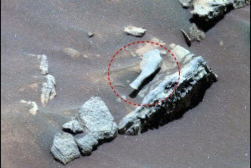 Ученые обнаружил на Марсе кулак инопланетянина