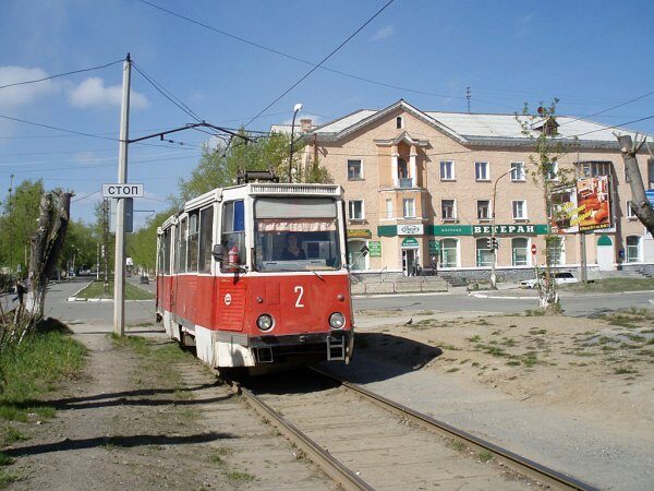 В Хабаровске возле больницы №10 горел трамвай