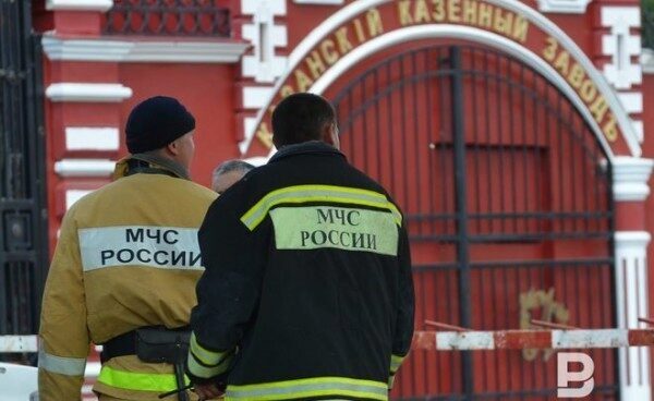 В Казани на территории порохового завода произошёл пожар