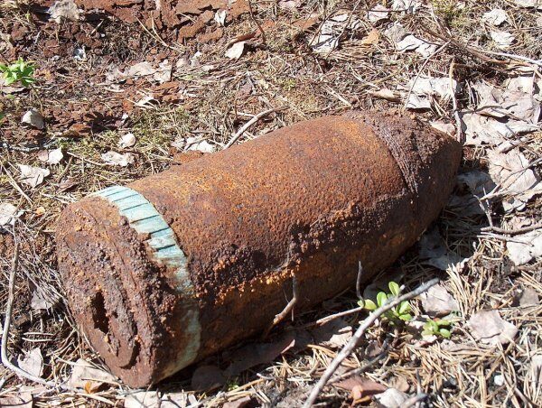 В Петербурге найден крупнокалиберный снаряд времён ВОВ