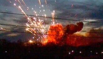 В СЦКК сообщили о взрыве склада боеприпасов боевиков под Донецком