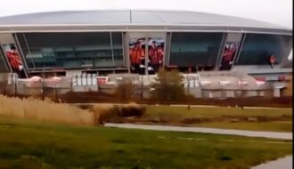 В сеть выложили свежее видео стадиона «Донбасс Арены»