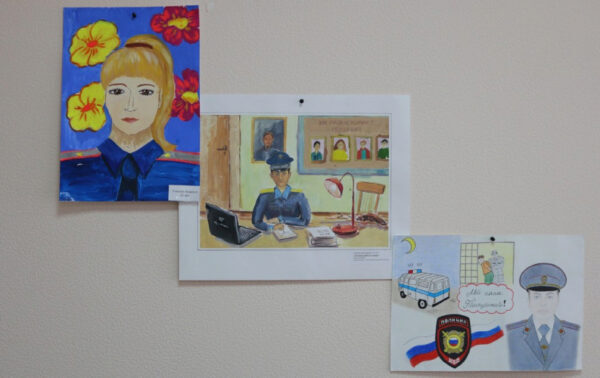 В Красногорске прошел конкурс детского рисунка «Мои родители работают в полиции»