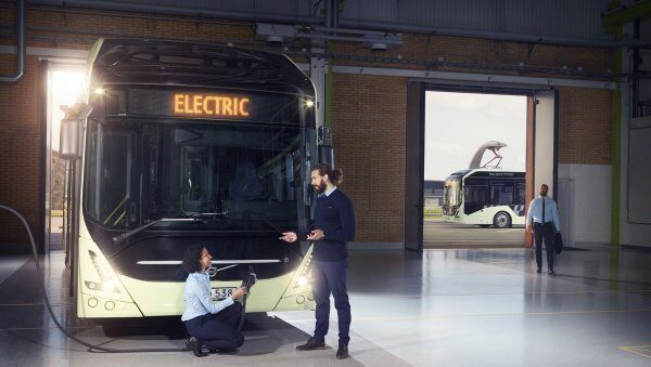 Volvo презентовала электрический автобус Volvo 7900 Electric