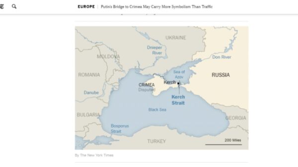 В The New York Times отказались перерисовывать карту со «спорным» Крымом