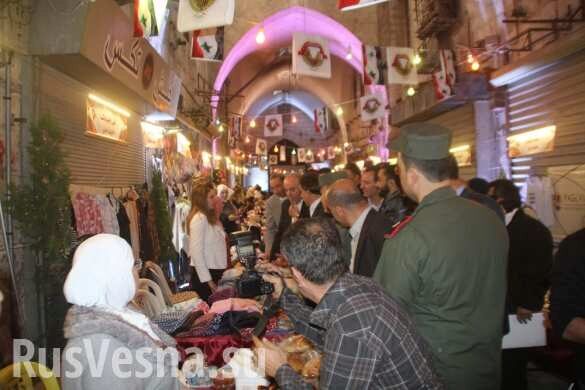 Wunder Syriens: die alteste Stadt an der Seidenstrasse frei von den Banden und 13-Kilometer-langer Markt (VIDEO, FOTOS)