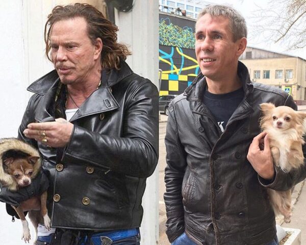Алексей Панин опубликовал фото с собакой и сравнил себя с Микки Рурком&#8205;
