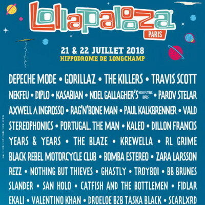 Depeche Mode, Gorillaz, Killers выступят на Lollapalooza 2018