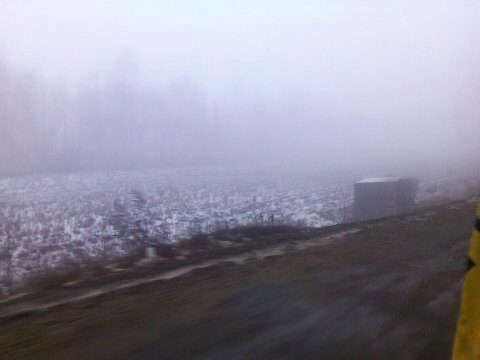 Фура опрокинулась в кювет на трассе Саратов - Красноармейск