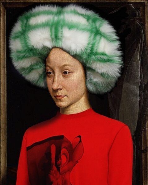 Итальянский художник «одел» героев картин 14-19 веков в брендовые вещи