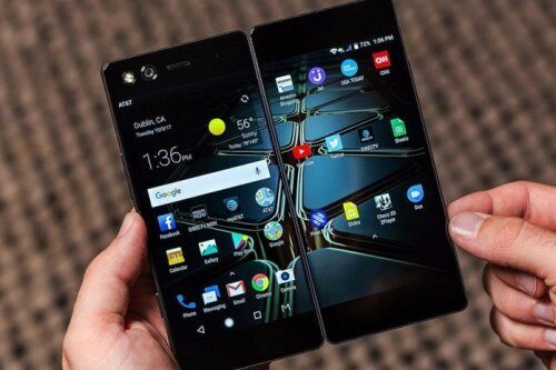 Компания Samsung запатентовала смартфон с бесшовным двойным экраном