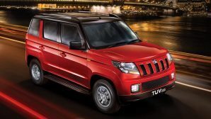 Mahindra готовит к премьере 9-местный кроссовер TUV300 Plus