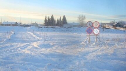 На севере Свердловской области открыли ледовые переправы по Сосьве