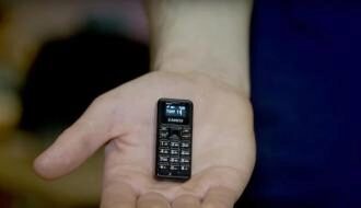 Представлен самый маленький телефон в мире