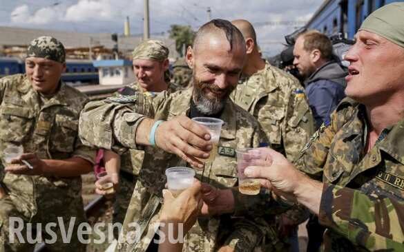 Пьяный украинский военный схвачен за угрозу подорвать отдел полиции (ФОТО)