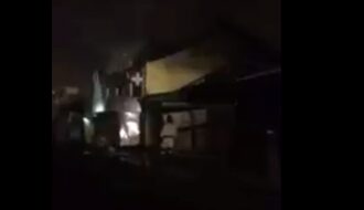Соцсети: В оккупированном Донецке горит одна из аптек