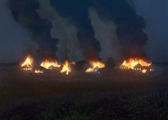Столичный фотограф сжег заброшенную деревню в глубинке ради эффектных снимков