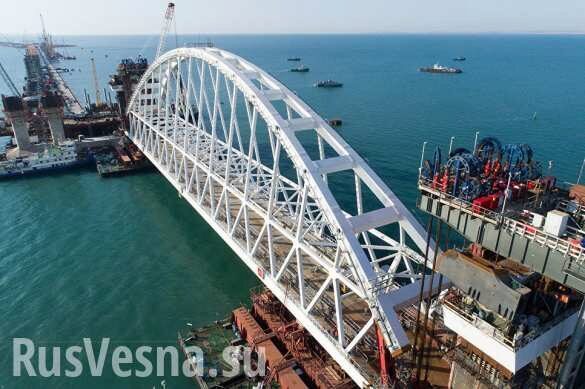 Строители Крымского моста рассказали, как относятся к выпадам Украины