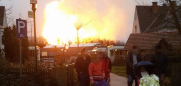 В Австрии произошел взрыв на газовой станции (видео)
