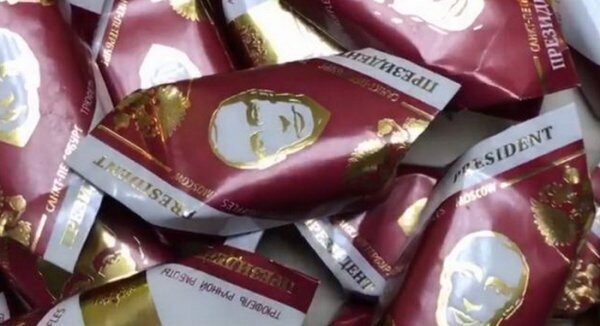 В Белоруссии бьют рекорды конфеты с портретом Путина