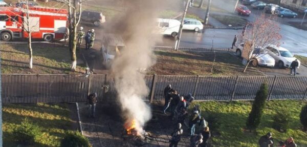 В Черкассах разгромили помещение районного суда