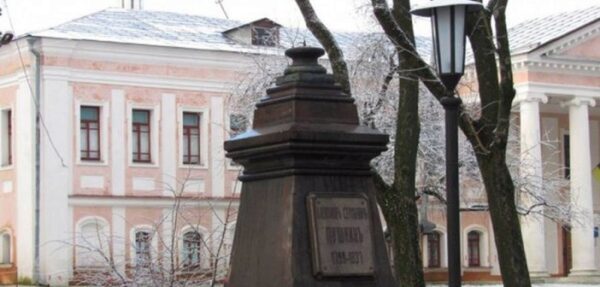 В Чернигове похитили бюст Пушкина
