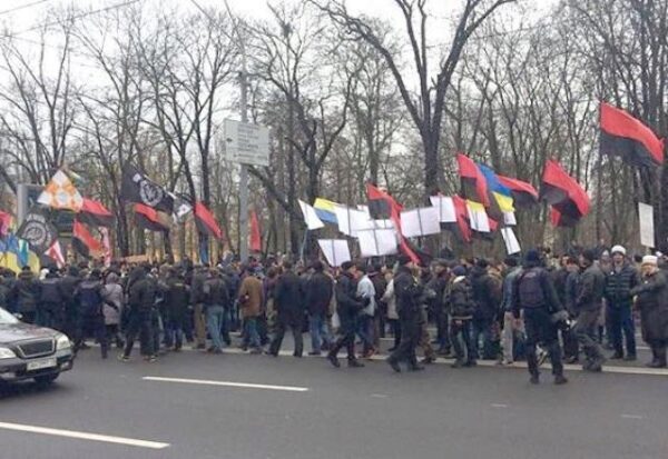 В Киеве закончился Марш Саакашвили «за импичмент»