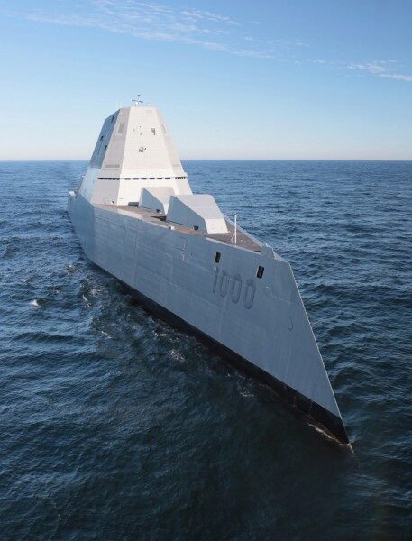 В США второй эсминец Zumwalt приступил к испытаниям