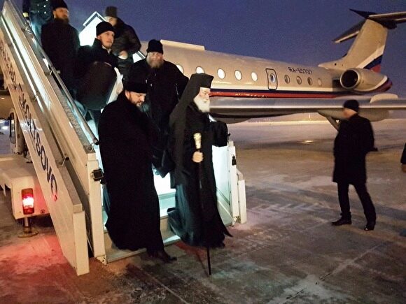 В Екатеринбург прибыл патриарх Александрийский и всей Африки