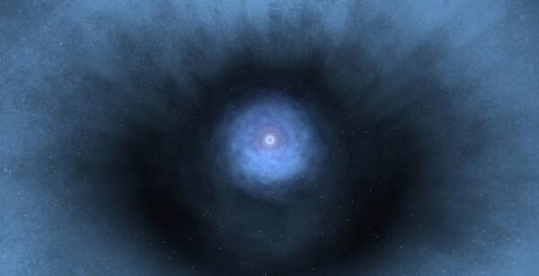 Эксперты NASA показали черную дыру, которая разрывает звезду