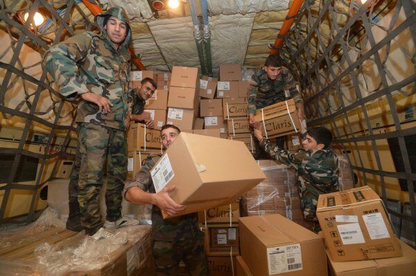Гуманитарная помощь из РФ достигла сирийской провинции Даръя
