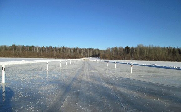 На Среднем Урале открыли четыре санкционированные ледовые переправы