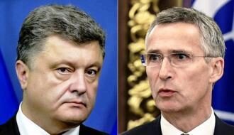 Порошенко обсудил со Столтенбергом ситуацию в Донбассе