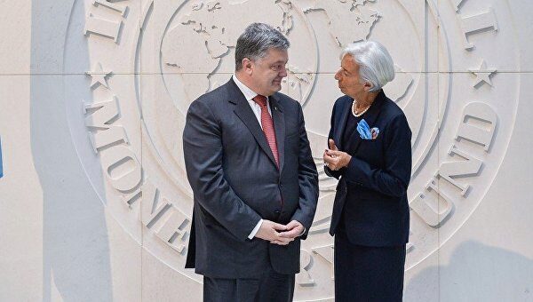 Руководитель МВФ встретится с Порошенко на экономическом пленуме в Давосе