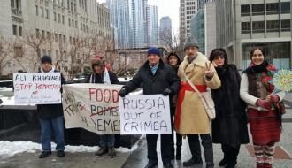 «Russia out of Crimea»: В США и Москве провели акцию в поддержку Крыма