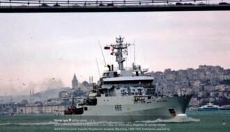 В акваторию Черного моря вошли боевые корабли НАТО