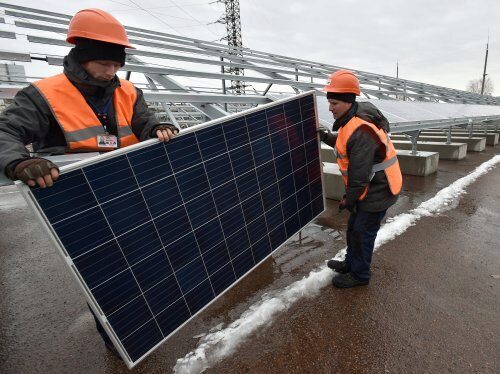 В Чернобыле завершено строительство солнечной электростанции