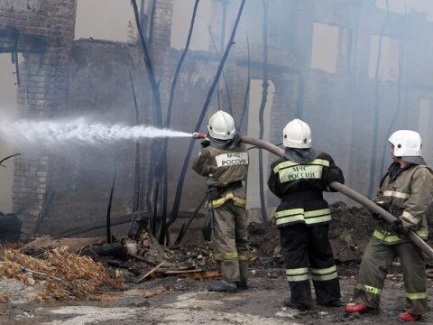 В Ершовском районе сгорел Дом культуры
