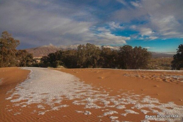 В Сахаре второй год подряд выпал снег