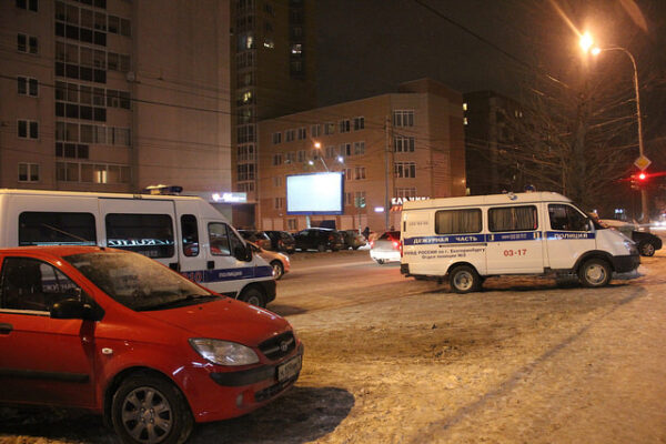 В центре Екатеринбурге совершено нападение на банк