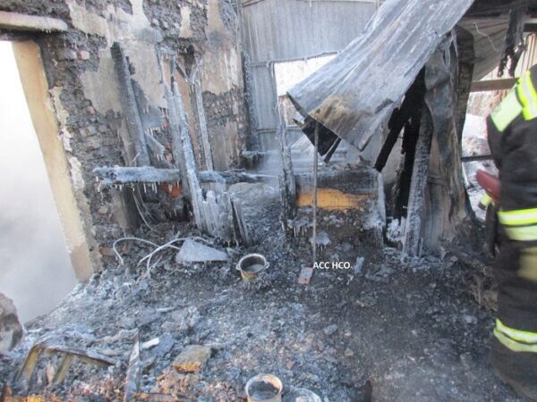 В Куйбышеве в итоге взрыва газового баллона и пожара умер мучина