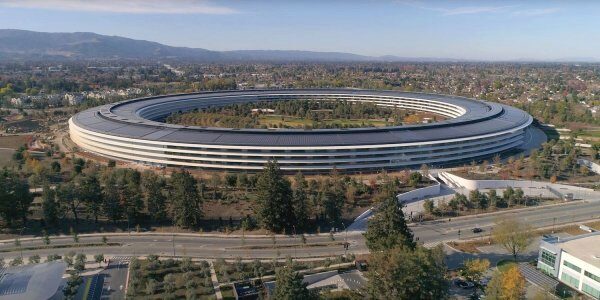 Apple показала новый кампус с высоты птичьего полёта