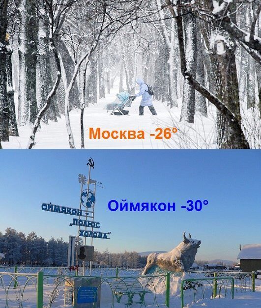 Народные оценки погоды февраля в России: в Москве холодно, в Оймяконе – «тепло»