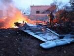 Появилось видео последнего боя сбитого в Сирии российского пилота