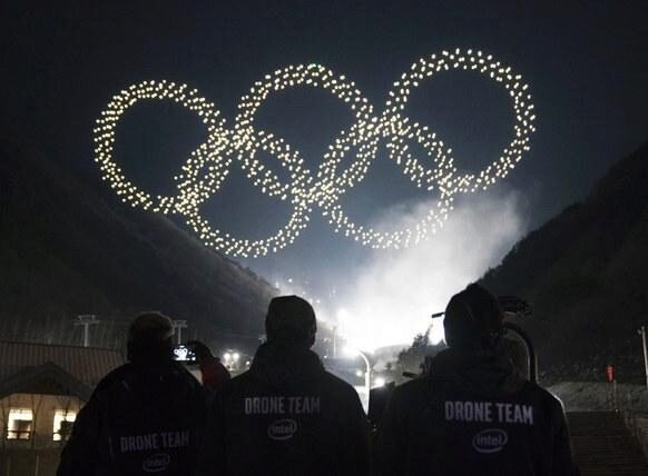 Световое шоу дронов на открытии Олимпиады-2018 побило мировой рекорд
