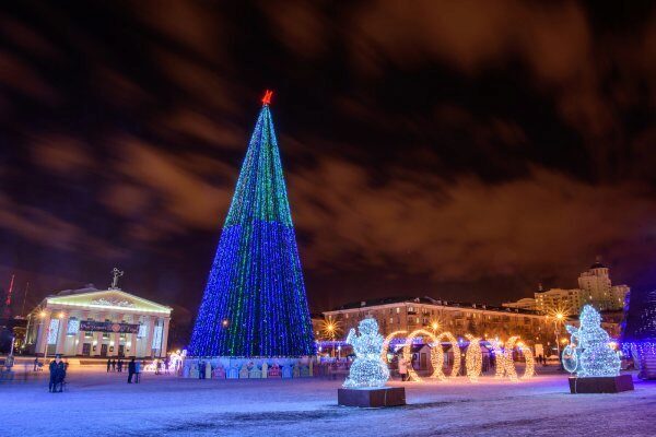 В Белгороде выбрали победителей конкурса на лучшее новогоднее оформление города