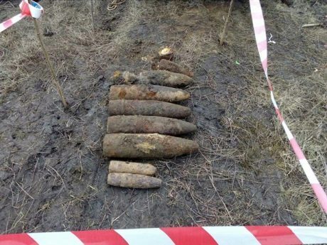 В Одесской области у железнодорожных путей обнаружили и обезвредили артиллерийские снаряды