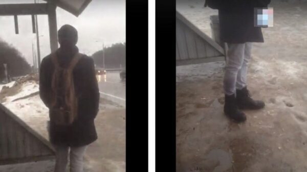 Воронежцы сфотографировали извращенца на автобусной остановке